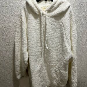 Cozy Cream Hooded Teddy Jacket for Women